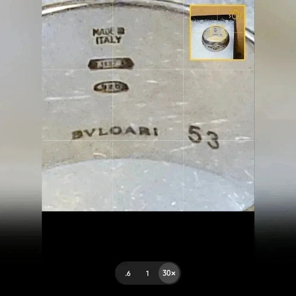 Vintage Bulgari Save the Children Sterling Silver Ring 53mm Size 6.5 - Picture 2 of 4